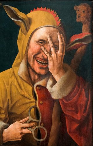 Laughing Fool (Possibly Jacob Cornelisz van Oostsanen ca. 1500)