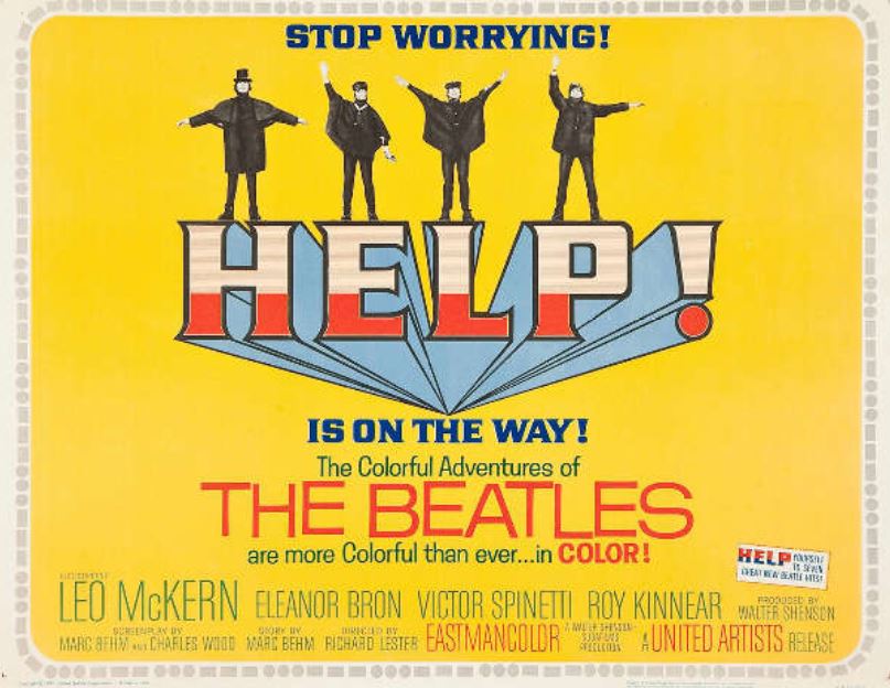 Help! Movie Poster (The Beatles, 1965)