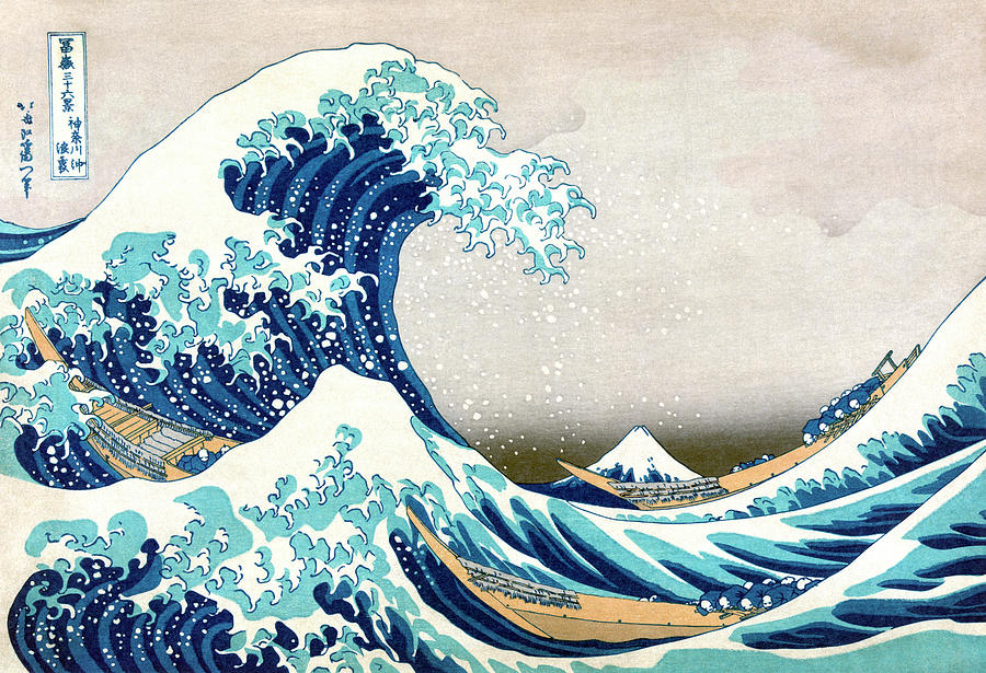 The Great Wave off Kanagawa (Katsushika Hokusai, 1832)