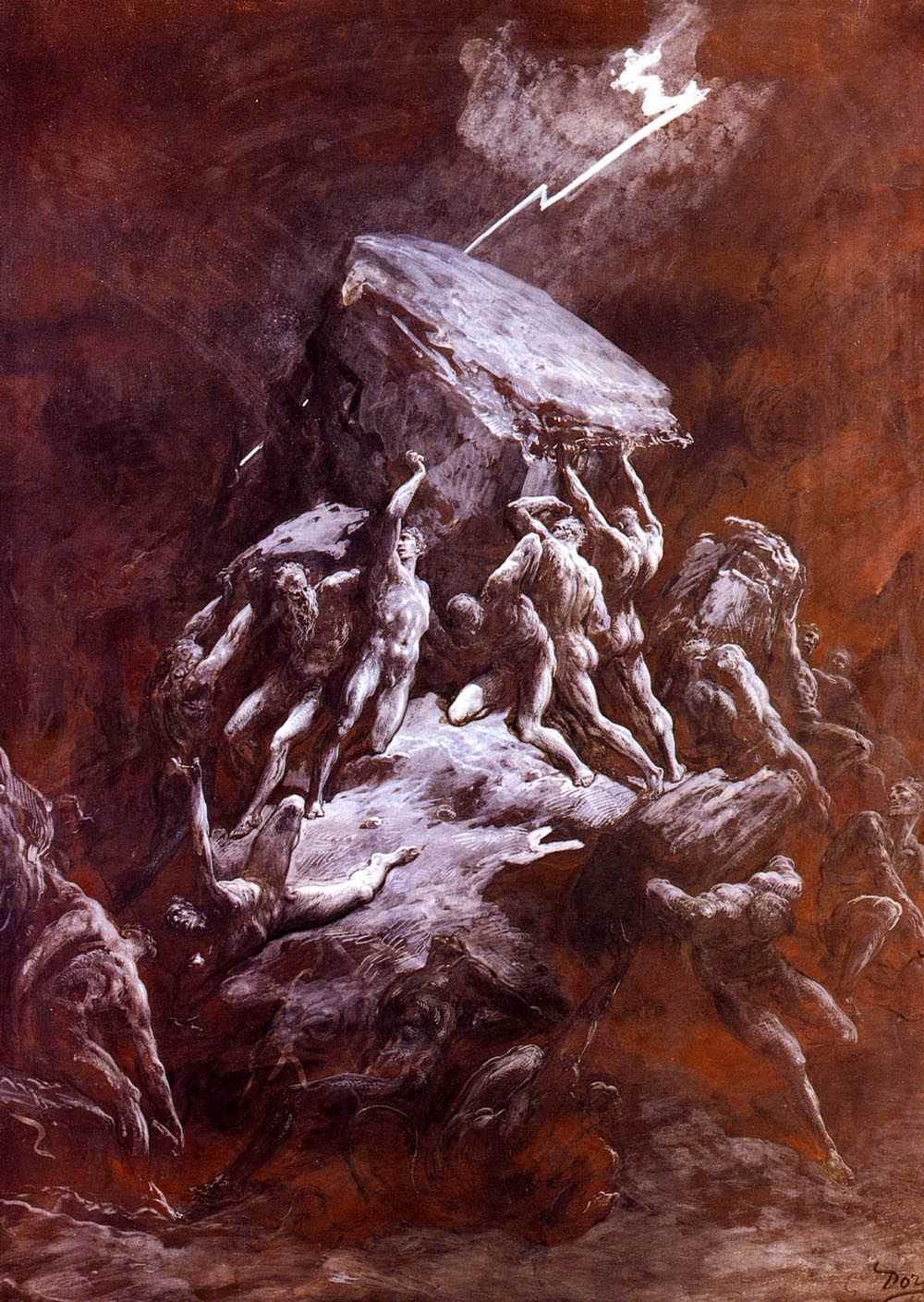 Clash of the Titans (Gustave Doré, 1866)