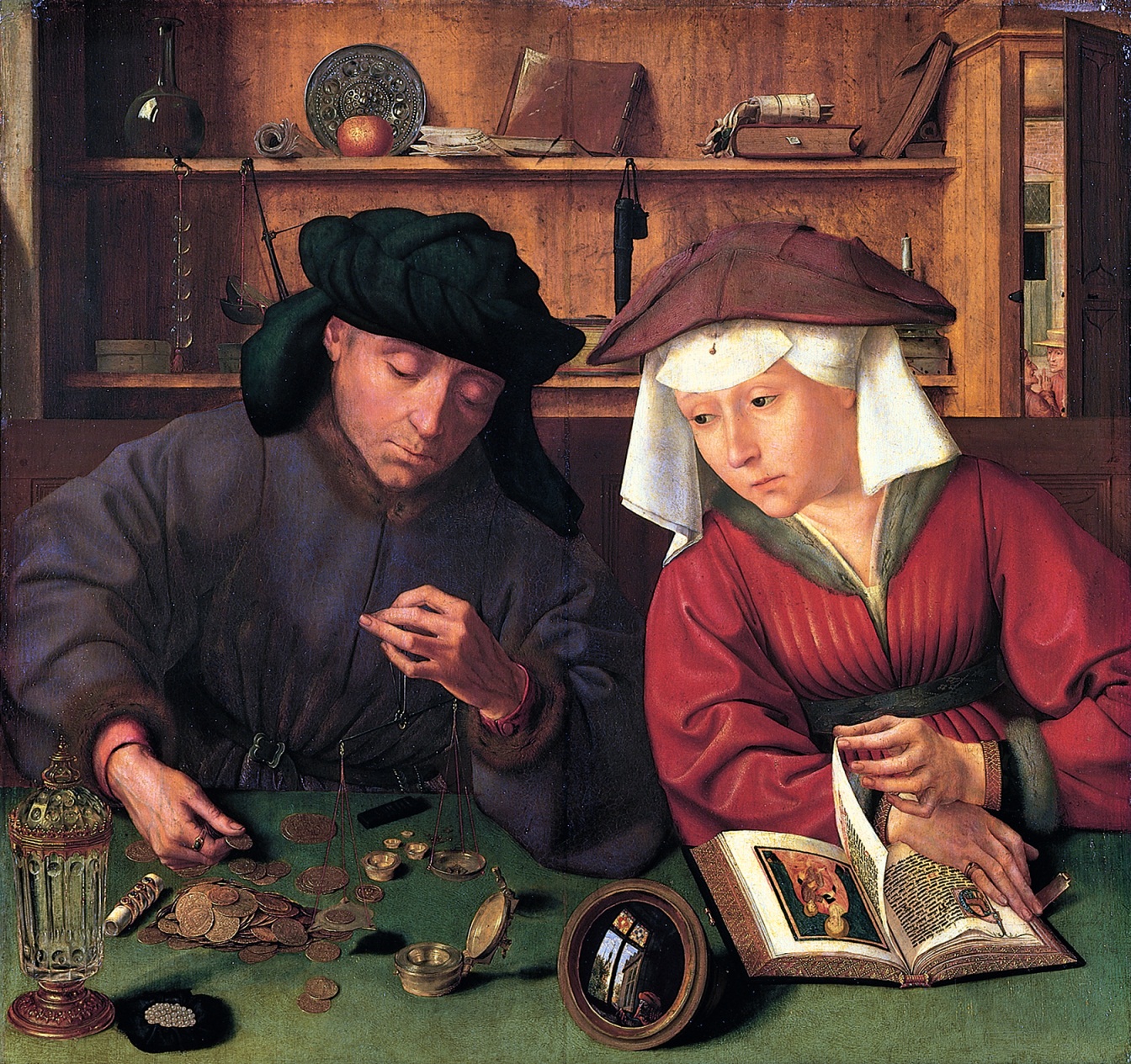 The Money Lender and His Wife (Quentin Metsys, 1514)